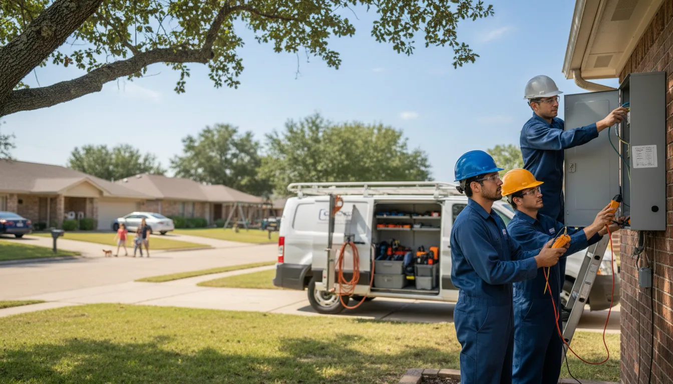 Certified electrician providing emergency electrical services in Villa Ridge, IL